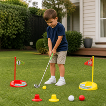 Load image into Gallery viewer, Junior Golf Set with Height Adjustable Clubs and Balls for Garden and Indoor Play