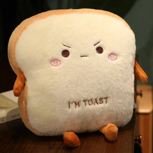 Load image into Gallery viewer, Toast Plush Hand Warmer Pillow Nap Cushion
