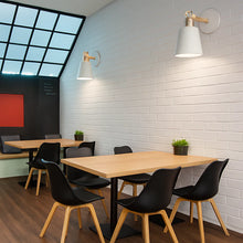 Load image into Gallery viewer, LED Wall Light, Wood and Metal Nordic Design