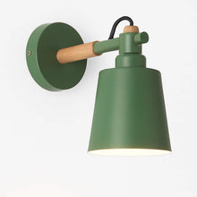 Load image into Gallery viewer, LED Wall Light, Wood and Metal Nordic Design