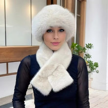 Load image into Gallery viewer, Plush Winter Hat and Scarf Set for Women