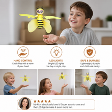 Load image into Gallery viewer, Flying Bee Toy with Motion Sensor Control and LED Light Effects