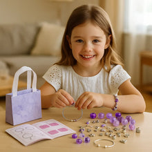 Load image into Gallery viewer, Bead Jewelry Craft Kit with Strings and Clasps for Necklaces, Bracelets, Earrings