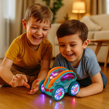 Load image into Gallery viewer, LED Somersault Vehicle Toy with Music and 360 Rotation