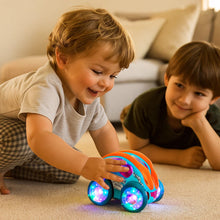 Load image into Gallery viewer, LED Somersault Vehicle Toy with Music and 360 Rotation
