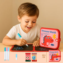Load image into Gallery viewer, Portable Reusable Drawing Book for Kids with Six Drawing Sides and Wipe Clean Pages