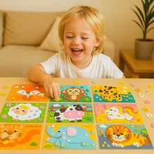 Load image into Gallery viewer, Creative Sticker Craft Set for Kids in Animal, Vehicle, Dinosaur, and Princess Themes