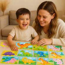 Load image into Gallery viewer, Creative Sticker Craft Set for Kids in Animal, Vehicle, Dinosaur, and Princess Themes