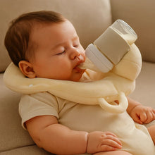 Load image into Gallery viewer, Bottle Holder Nursing Pillow with Breathable Mesh and Hands Free Support