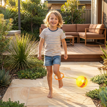 Load image into Gallery viewer, LED Ankle Bounce Ball with Adjustable Strap and Balance Training for Kids