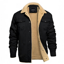 Load image into Gallery viewer, Foldover Collar Aviator Jacket