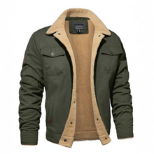 Load image into Gallery viewer, Foldover Collar Aviator Jacket