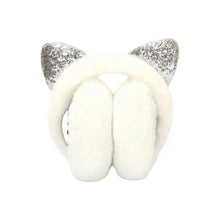 Load image into Gallery viewer, Plush Cat Ear Earmuffs for Winter