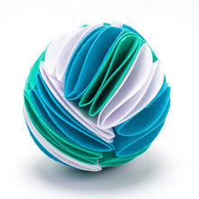 Load image into Gallery viewer, SniffBall Dog Snuffle Toy Interactive Treat Search Ball