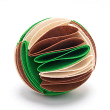 Load image into Gallery viewer, SniffBall Dog Snuffle Toy Interactive Treat Search Ball