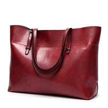 Load image into Gallery viewer, Large Capacity PU Leather Tote Handbag for Women