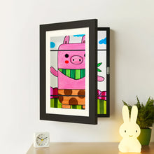 Load image into Gallery viewer, Artwork Storage Frame with Magnetic Access for 150 Drawings