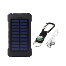 Load image into Gallery viewer, Portable Solar Power Bank with Wireless Charging