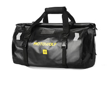 Load image into Gallery viewer, Dry Duffle Bag for Motorcycle Tail Rack with Reflective Strips and Roll Top Closure