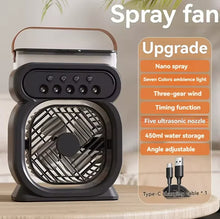 Load image into Gallery viewer, 3 in 1 Portable Air Conditioner with Night Light and Humidifier