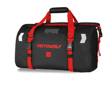 Load image into Gallery viewer, Dry Duffle Bag for Motorcycle Tail Rack with Reflective Strips and Roll Top Closure