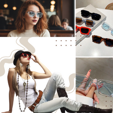 Load image into Gallery viewer, Bold Energy Rectangle UV Sunglasses - Ozerty