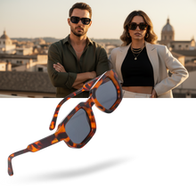 Load image into Gallery viewer, Bold Energy Rectangle UV Sunglasses - Ozerty