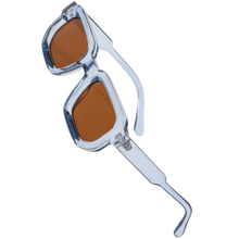 Load image into Gallery viewer, Bold Energy Rectangle UV Sunglasses -Transparent Tea - Ozerty