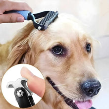 Load image into Gallery viewer, Dog Grooming Brush, Detangling & Deshedding Dual Head Comb