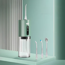 Load image into Gallery viewer, Portable Water Flosser USB Rechargeable Oral Irrigator 9.5oz Electric Tooth Cleaner with 3 Modes Waterproof