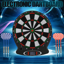 Load image into Gallery viewer, Professional Electronic Hanging Dartboard With LCD Scoring Display and 6 Precision Darts