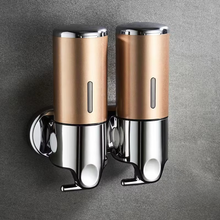 Load image into Gallery viewer, Wall Mount Refillable Soap and Shampoo Dispenser for Bathroom and Shower
