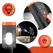 Load image into Gallery viewer, Handheld ultrasonic dog trainer with built-in flashlight