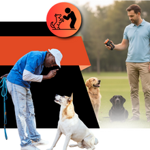 Load image into Gallery viewer, Handheld ultrasonic dog trainer with built-in flashlight