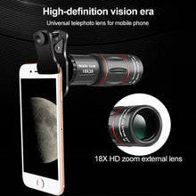 Load image into Gallery viewer, 18X Smartphone Telescope Lens Kit with Tripod Mount