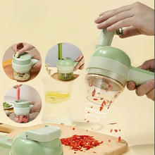 Load image into Gallery viewer, 4-in-1 Handheld Electric Vegetable Chopper and Slicer