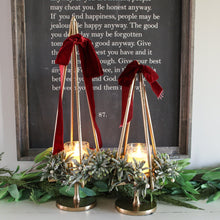 Load image into Gallery viewer, 20" Gold Tree Pillar Holder - Interior Delights