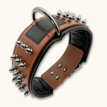 Load image into Gallery viewer, Dog Anti Bite Collar, Genuine Leather Protection Collar