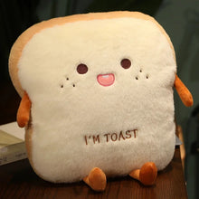 Load image into Gallery viewer, Toast Plush Hand Warmer Pillow Nap Cushion