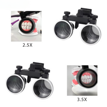 Load image into Gallery viewer, Professional Clip On Optical Magnifying Loupes 2.5X & 3.5X