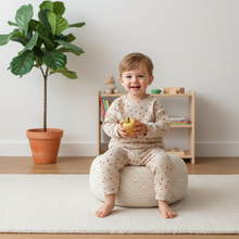 Load image into Gallery viewer, Soft Waffle Cotton Toddler Outfit Set with Fun Fruit Prints