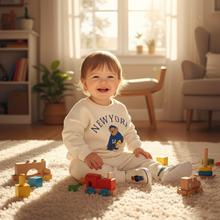 Load image into Gallery viewer, Cozy Bear Pullover and Cotton Jogger Set for Kids