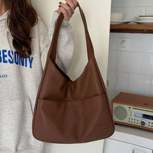 Load image into Gallery viewer, Retro Casual PU Leather Large Capacity Shoulder Tote Bag