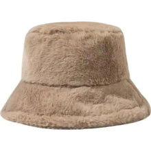 Load image into Gallery viewer, Plush Winter Bucket Hat for Women