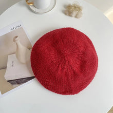 Load image into Gallery viewer, Knitted Winter Beret Hat for Women