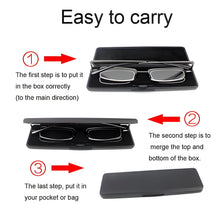 Load image into Gallery viewer, Foldable Reading Glasses with Spring Loaded Hinge and Storage Case