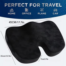 Load image into Gallery viewer, Ergonomic Memory Foam Seat Cushion for Office Chair and Car