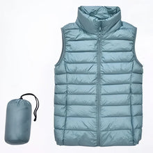Load image into Gallery viewer, Women's Lightweight Down Vest, Warm and Packable