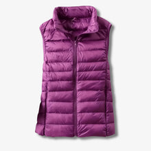 Load image into Gallery viewer, Women's Lightweight Down Vest, Warm and Packable