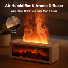 Load image into Gallery viewer, Air Humidifier and Air Purifier with Aromatherapy Flame Effect